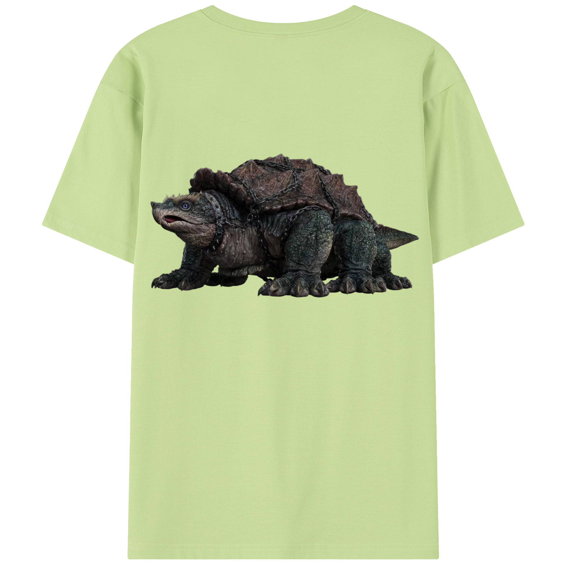 （画像用） Ne Zha 2 ナタ 魔童の大暴れ 綿100％半袖Tシャツ（背面プリント）